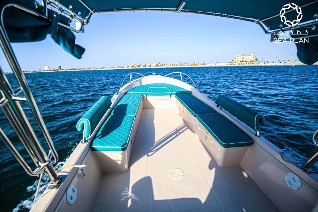Luxury yacht interior