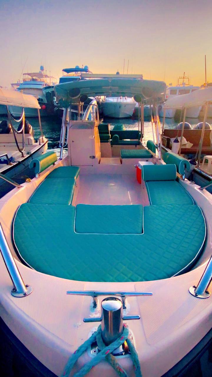 Yacht spa area