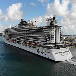 مخطط سفينة MSC Seaside